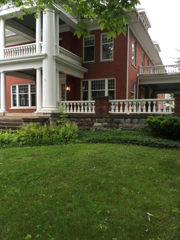 A recent stone wall masons job in the area